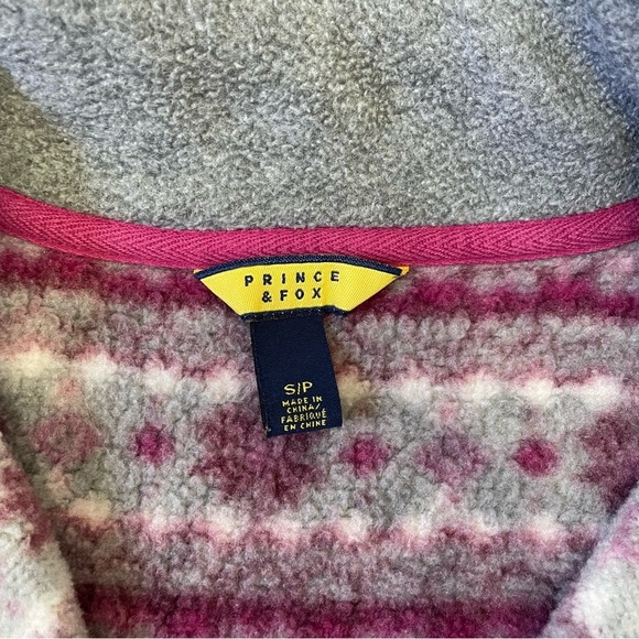 Prince & Fox Quarter Zip Sweater Size Small - Picture 2 of 8